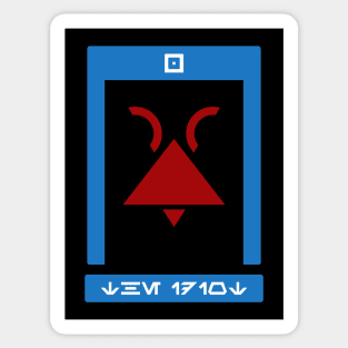 Sabacc The Idiot Card Sticker